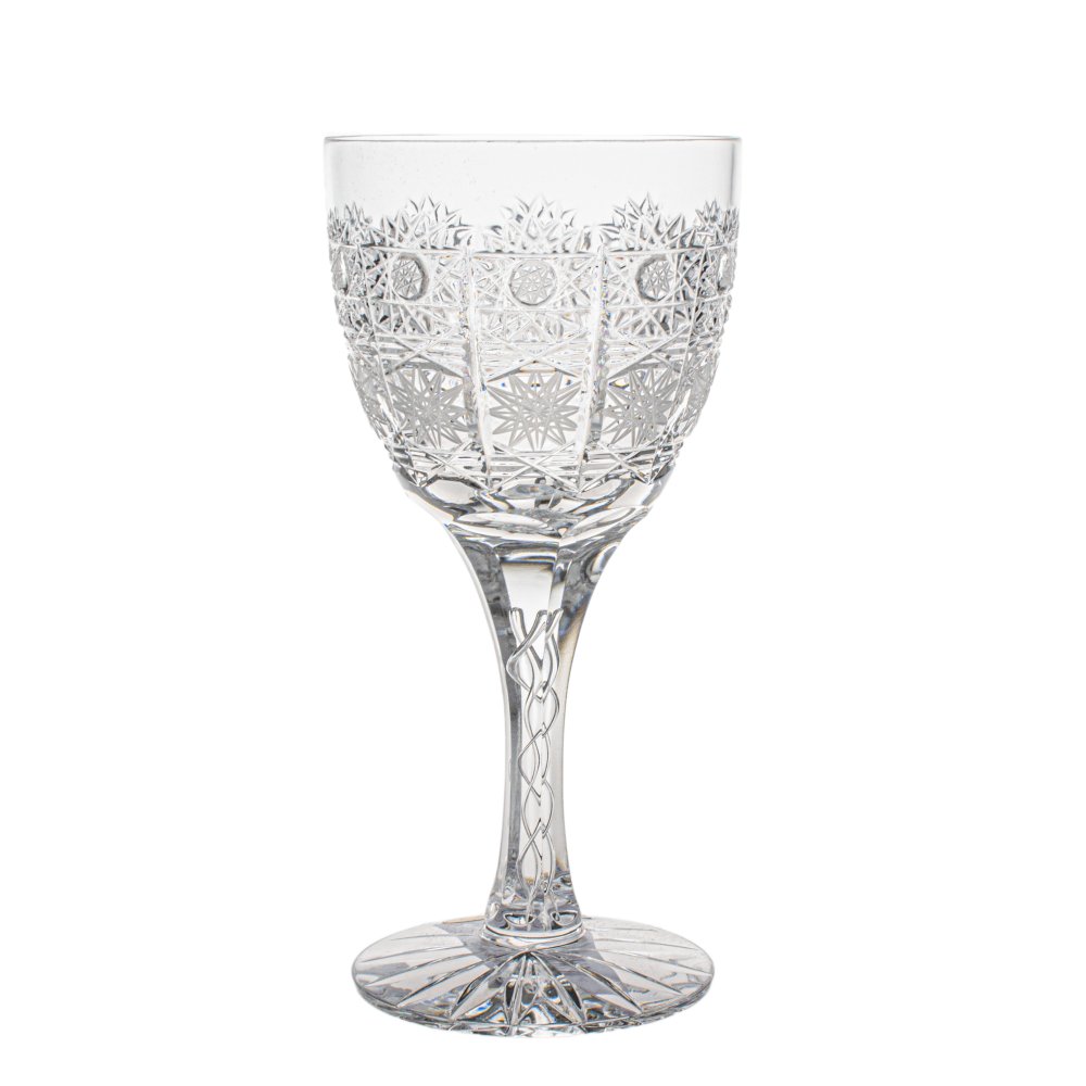 broušená sklenice na víno Royal Crystal