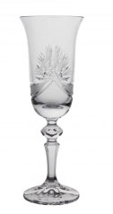 Broušené sklenice na šampaňské, Royal Crystal, 150 ml