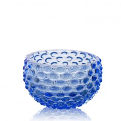 Miska, Jílek Glassworks, HOBNAIL, Modrá, Malá