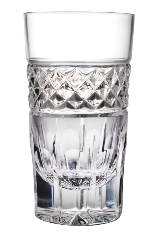Brúsený pohár na nealko 350 ml, Glamour Crystal, 2 ks