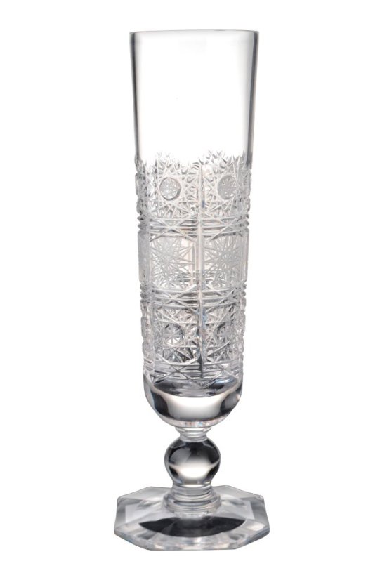 Broušená krása pro výjimečné okamžiky – sklenice na šampaňské Glamour Crystal, 160 ml