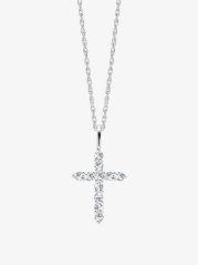 Tender Cross – stříbrný náhrdelník Preciosa s jemným křížkem Tender Cross – stříbrný náhrdelník Preciosa s jemným křížkem