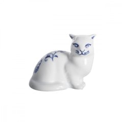 Kočka sedící, Český porcelán Dubí, CIBULÁK, 8 cm