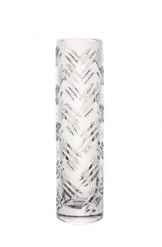 Krištáľová váza, INDUSTRY, Gold Crystal, 23 cm