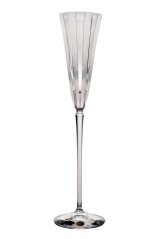 Broušená sklenice na šampaňské 160 ml, Glamour Crystal, 2 ks