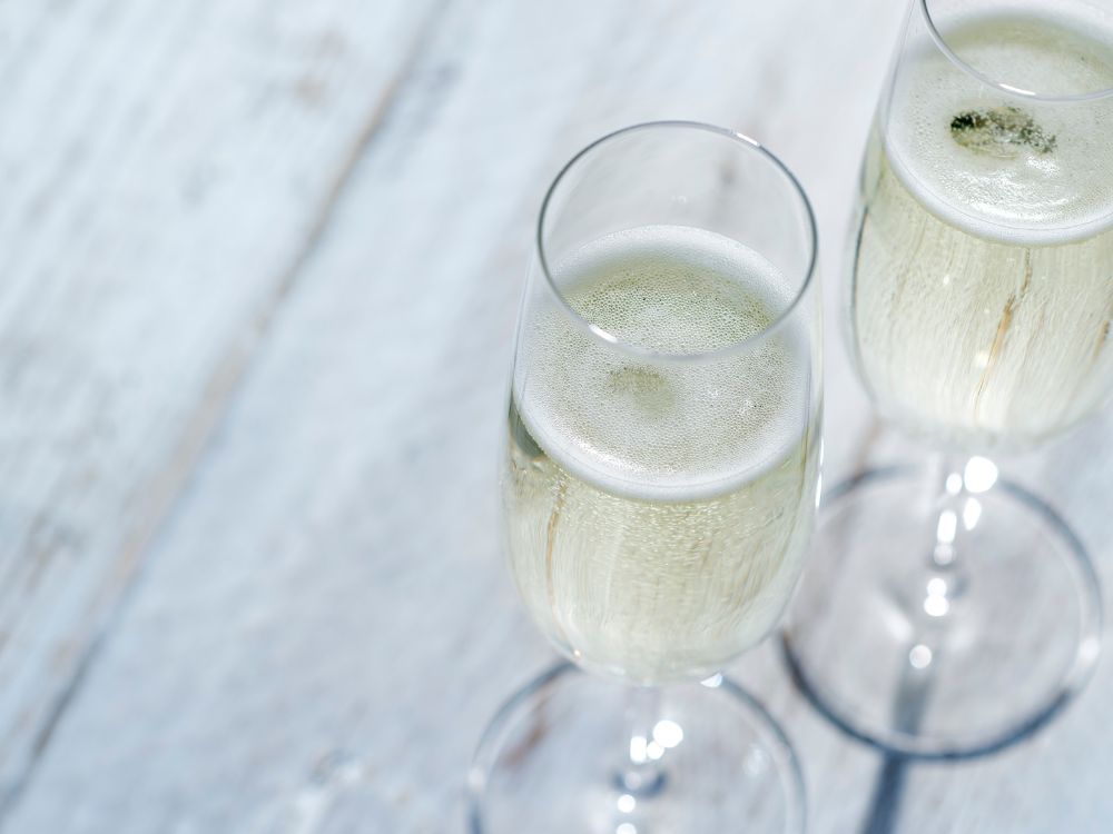 Skleničky na prosecco a šumivá vína - Ruční výroba