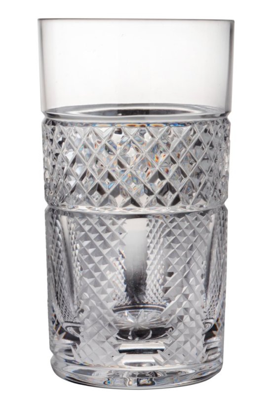 Broušená sklenice na nealko 230 ml, Glamour Crystal, 6 ks