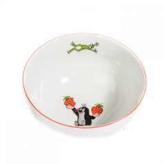Dětská porcelánová miska, Thun, Krteček