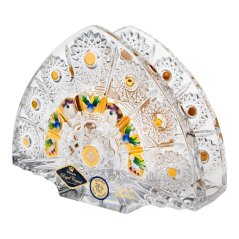Stojan na obrúsky – zlatý, Royal Crystal, 14 cm