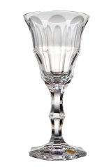 Broušená sklenice na víno 150 ml, Glamour Crystal, 2 ks