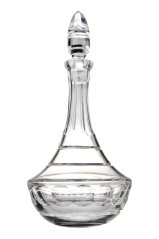 Broušená láhev na víno 850 ml, Glamour Crystal, 1 ks Broušená láhev na víno 850 ml, Glamour Crystal, 1 ks