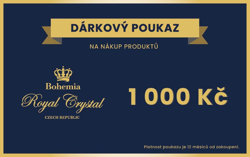 Dárkový poukaz v hodnotě 1000 kč
