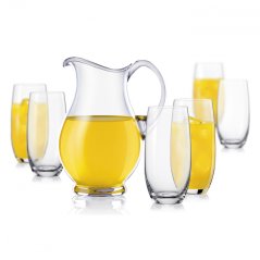 Sada sklenic na limonádu a džbán, Crystalex, 1+6