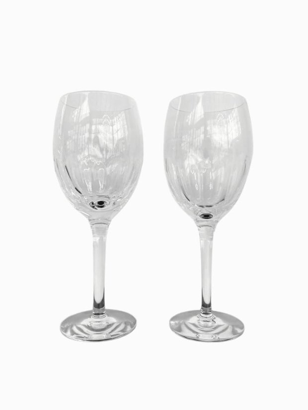 Broušené sklenice na víno, Glamour Crystal, 200 ml, 2 ks