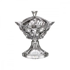 Stylová dóza na noze SAMBA 25 cm – Bohemia Treasury