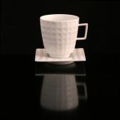 Porcelánový hrnek na čaj, Thun, Polygon, slonová kost, 0,3l