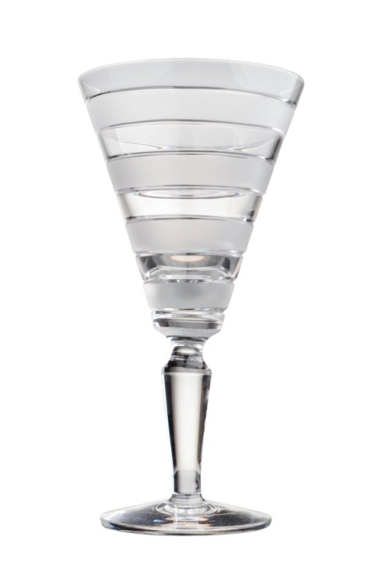 Skleněný pohár s pruhy, Glamour Crystal, 240 ml, 2 ks