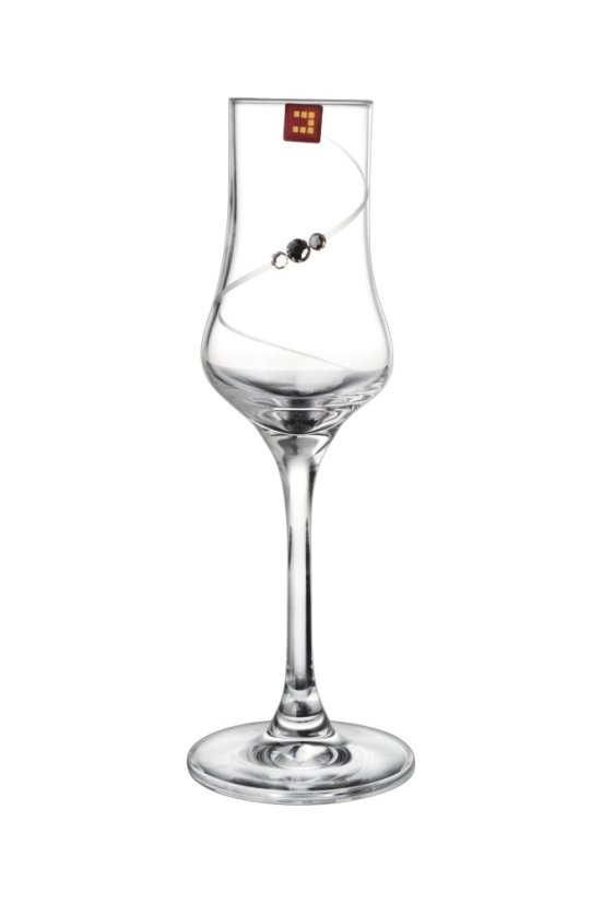 Grappa s třpytem Swarovski – luxusní set 2 ks