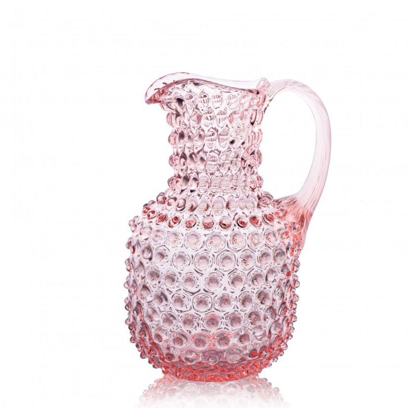 Džbán, Jílek Glassworks, HOBNAIL, Neorosaline, 2,3 l