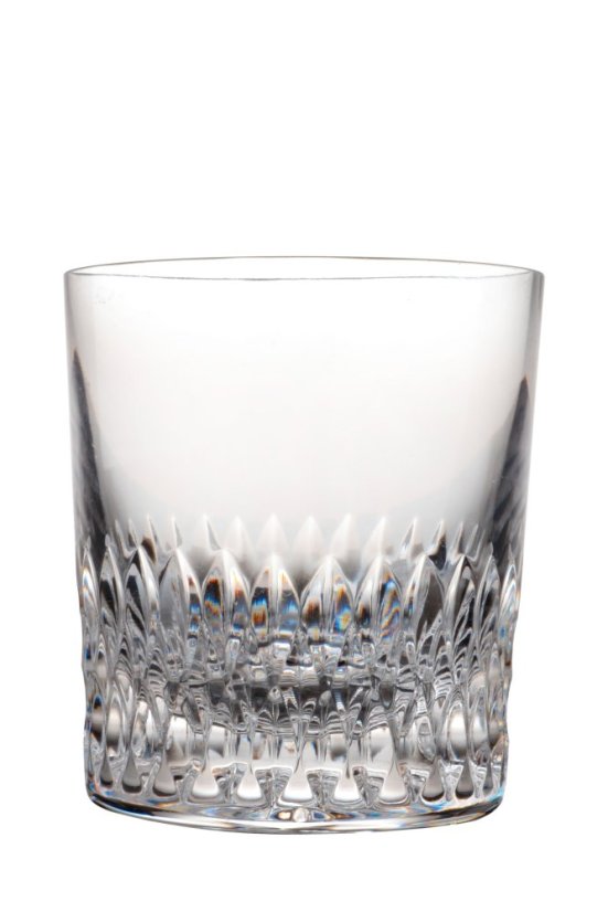 Broušená sklenice na whisky 250 ml, Glamour Crystal, 1 ks