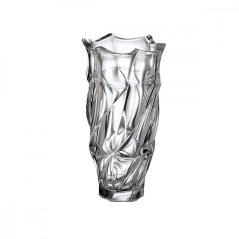 Váza FLAMENCO 30 cm – výrazný design z českého křišťálu od Bohemia Treasury