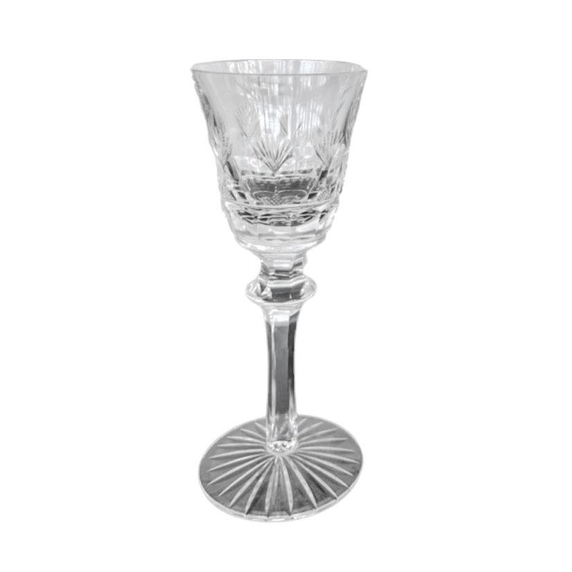 Broušené sklenice na noze, Glamour Crystal, 80 ml, 5 ks