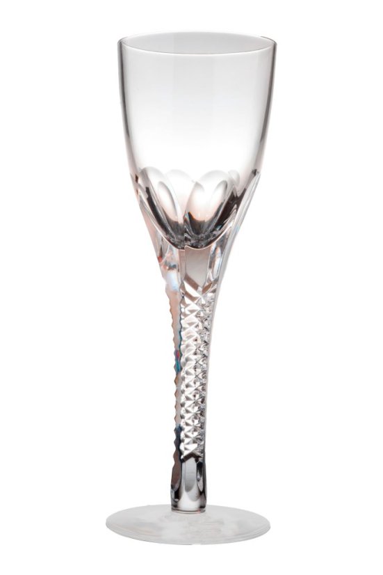 Broušená sklenice na víno 130 ml, Glamour Crystal, 6 ks