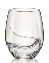 Poháre na vodu, Crystalex, TURBULENCE, 500 ml, 2 ks Poháre na vodu, Crystalex, TURBULENCE, 500 ml, 2 ks