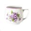 Porcelánový hrnček Baňák Fialky Český porcelán Dubí 300 ml Porcelánový hrnček Baňák Fialky Český porcelán Dubí 300 ml