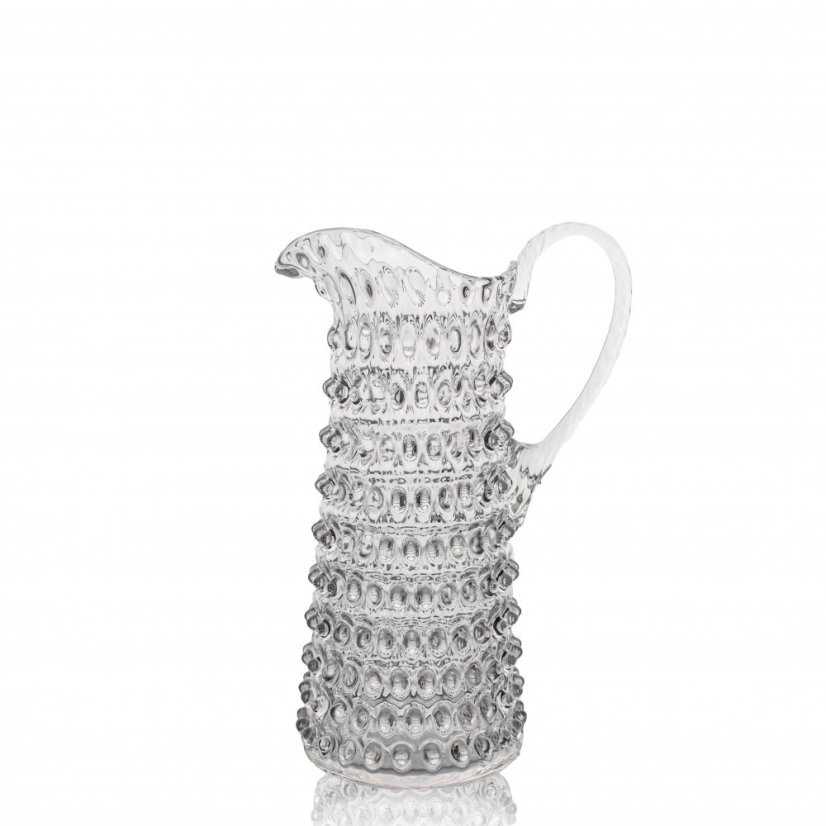 Křišťálový džbán, Květná 1794, Polka Dot, Clear, 1,2 l