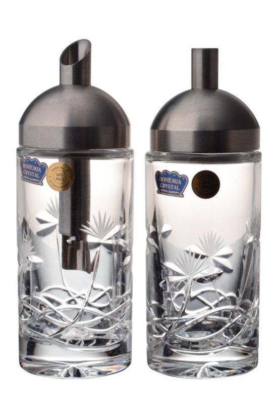 Broušený set ke kávě, Glamour Crystal, 2 ks v balení