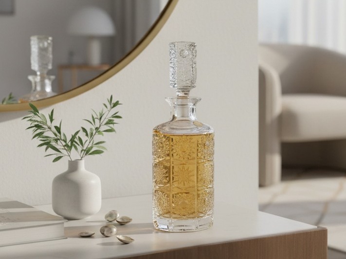Broušený flakon, Royal Crystal, 350 ml