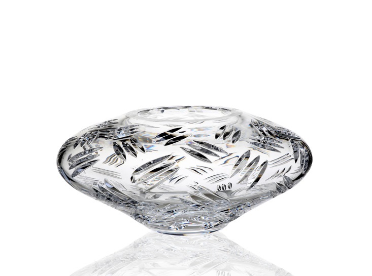 Křišťálová mísa, INDUSTRY, Gold Crystal, 25,5 cm
