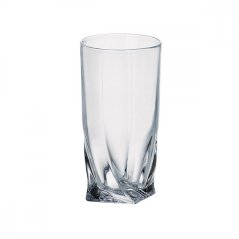 Sklenice, Crystalite Bohemia, QUADRO, 350 ml