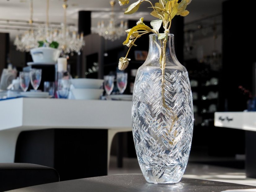 Křišťálová váza, INDUSTRY, Gold Crystal