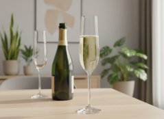 Sklenice na šampaňské, Crystalex, VIOLA, 190 ml, 6 ks