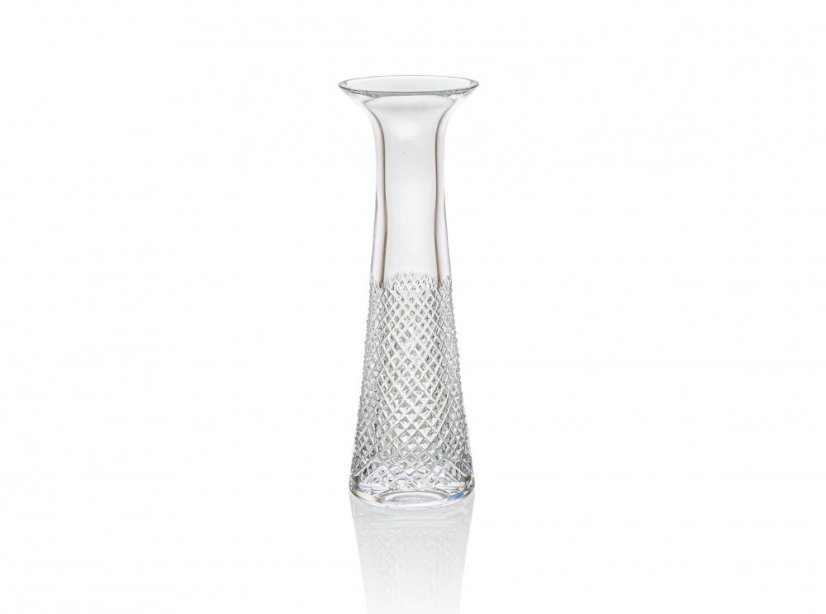 Křišťálová váza, BRIGHT STONES, Gold Crystal, 40,5 cm