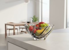 Sklenená miska PONTI 13,5 cm – číra elegancia od Gold Crystal