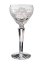 Sklenice na víno s broušeným vzorem, Glamour Crystal, 220 ml, 2ks