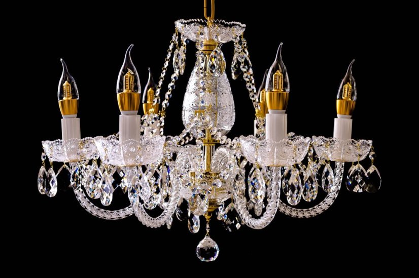 Křišťálový lustr, Royal Crystal - 6 žárovek