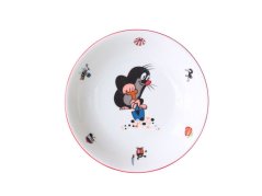 Detský hlboký tanier Thun, Krtko a rýľ, 20 cm