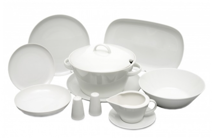Jídelní souprava, Thun, Tom, Bílá, 27 ks