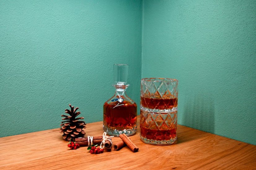 Crystal Bohemia 1+2 sada na whisky, 200 ml, krištáľ