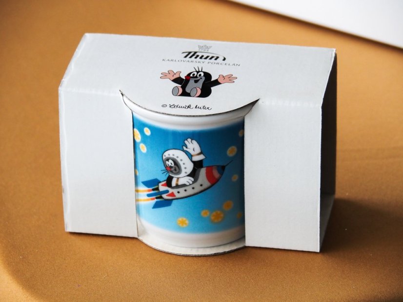Dětský hrnek, Thun, Krtek a raketa, 245 ml, Dárkové balení