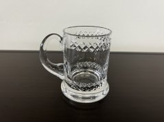 Broušená pivní sklenice, Glamour Crystal, 200 ml