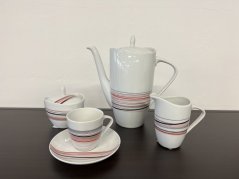 Kávová souprava Thun Sylvie Proužky – outlet Royal Crystal