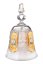 Brúsený zvonček zlatý 13,5 cm | Royal Crystal
