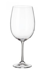 Sklenice na červené víno, Crystalite Bohemia MILVUS, 640 ml