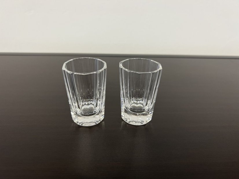 Sklenice, Glamour Crystal, 40 ml, 2 ks