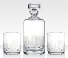 Skleněný set na whisky, Crystalex, 1+2